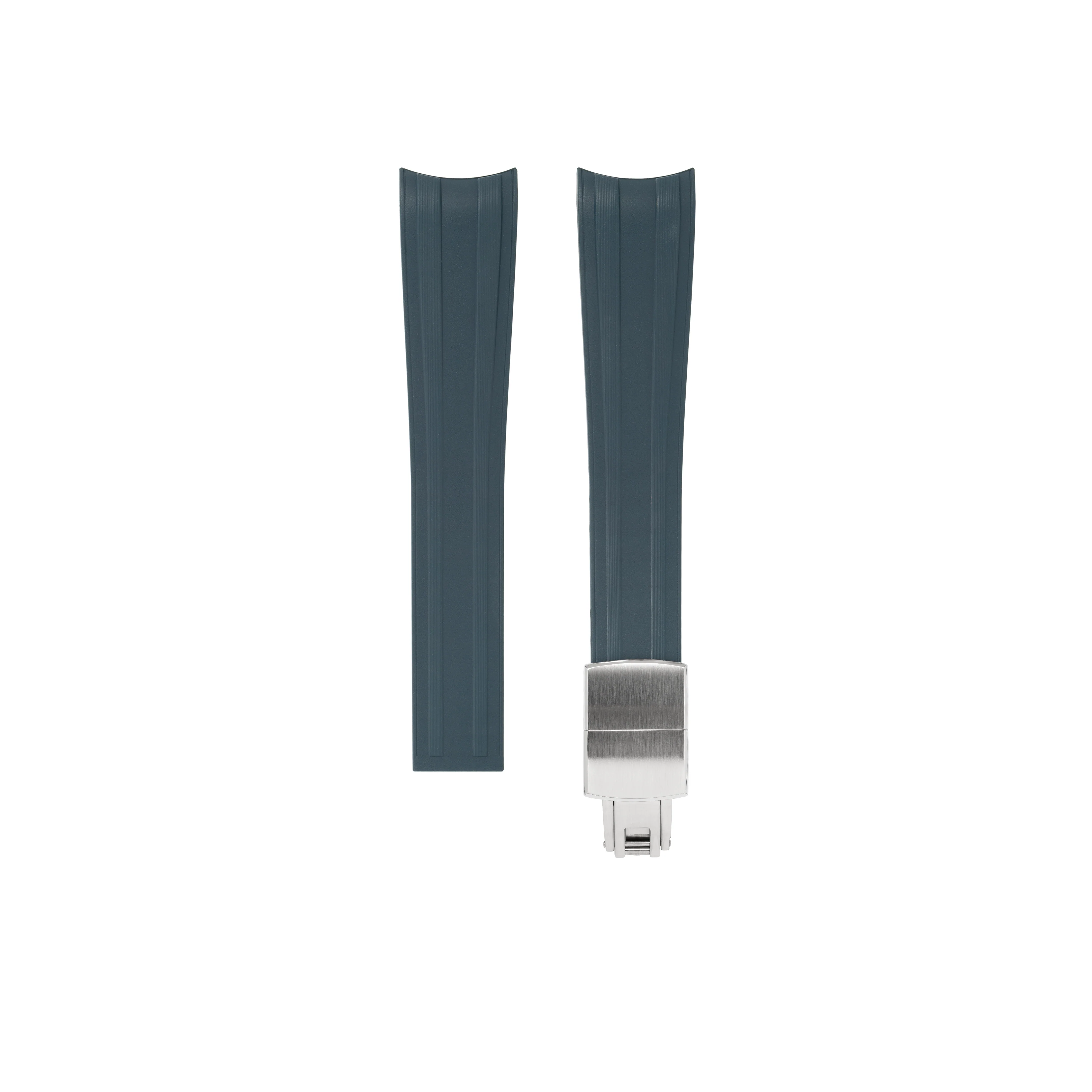 Navy CTS Rubber Strap for Omega Speedmaster & Swatch MoonSwatch - Image 7