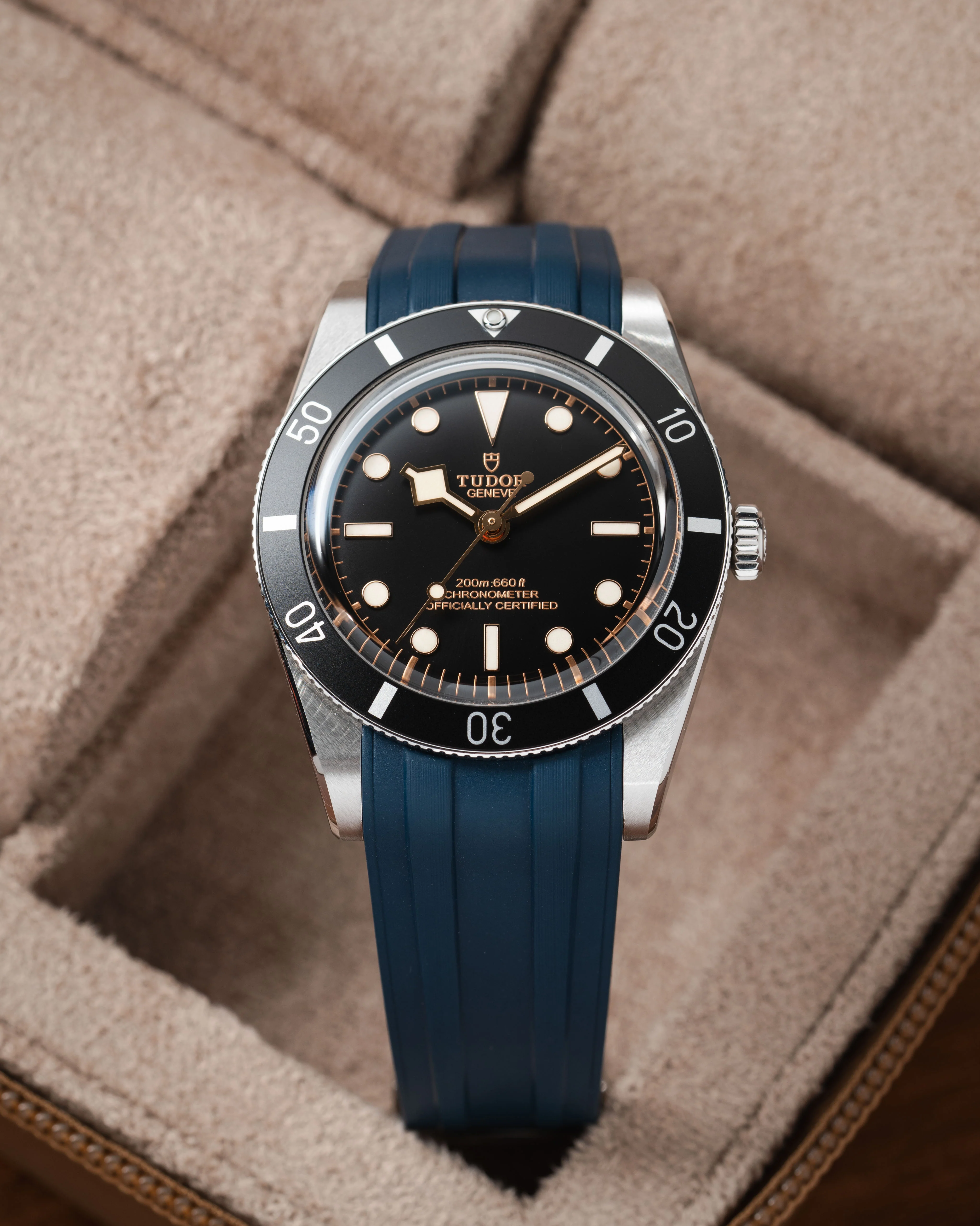 Navy CTS Rubber Strap for Tudor BB54 - Image 4