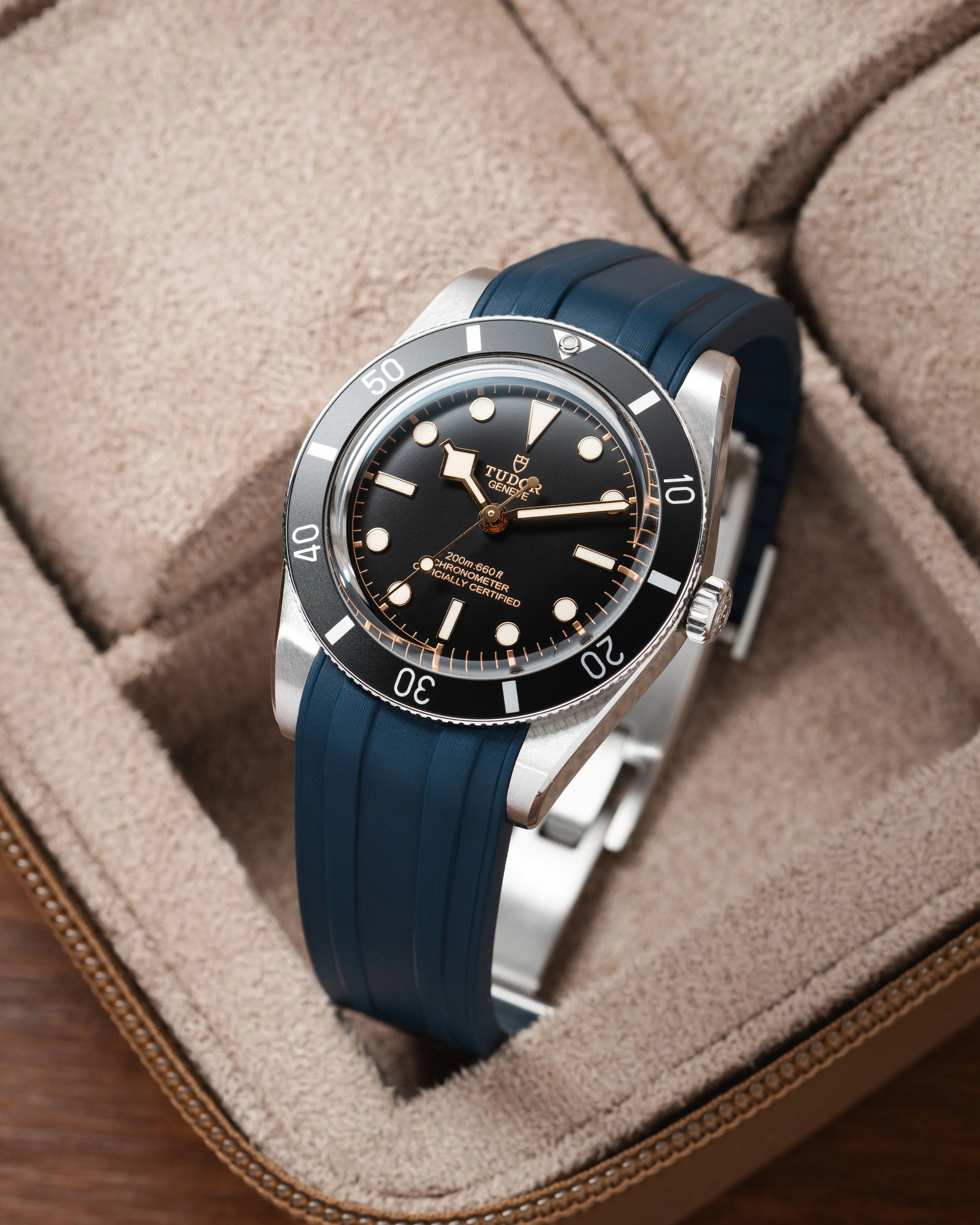 Navy CTS Rubber Strap for Tudor BB54 - Image 5