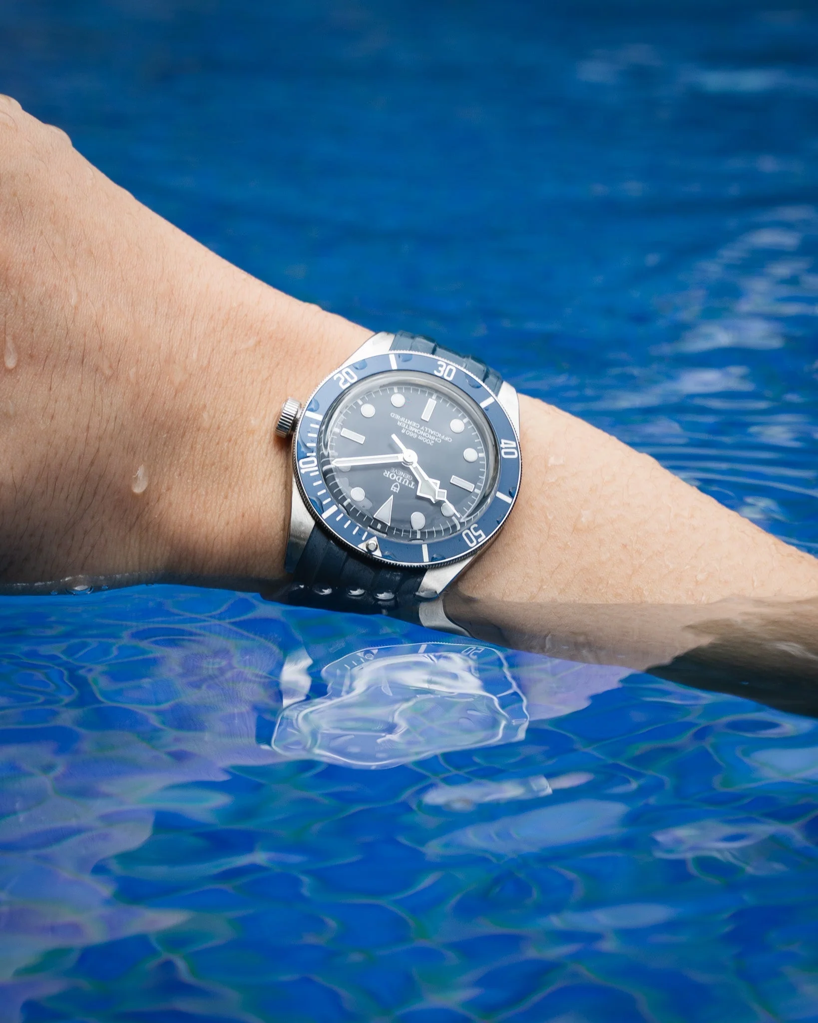 Navy CTS Rubber Strap for Tudor BB58 - Image 5