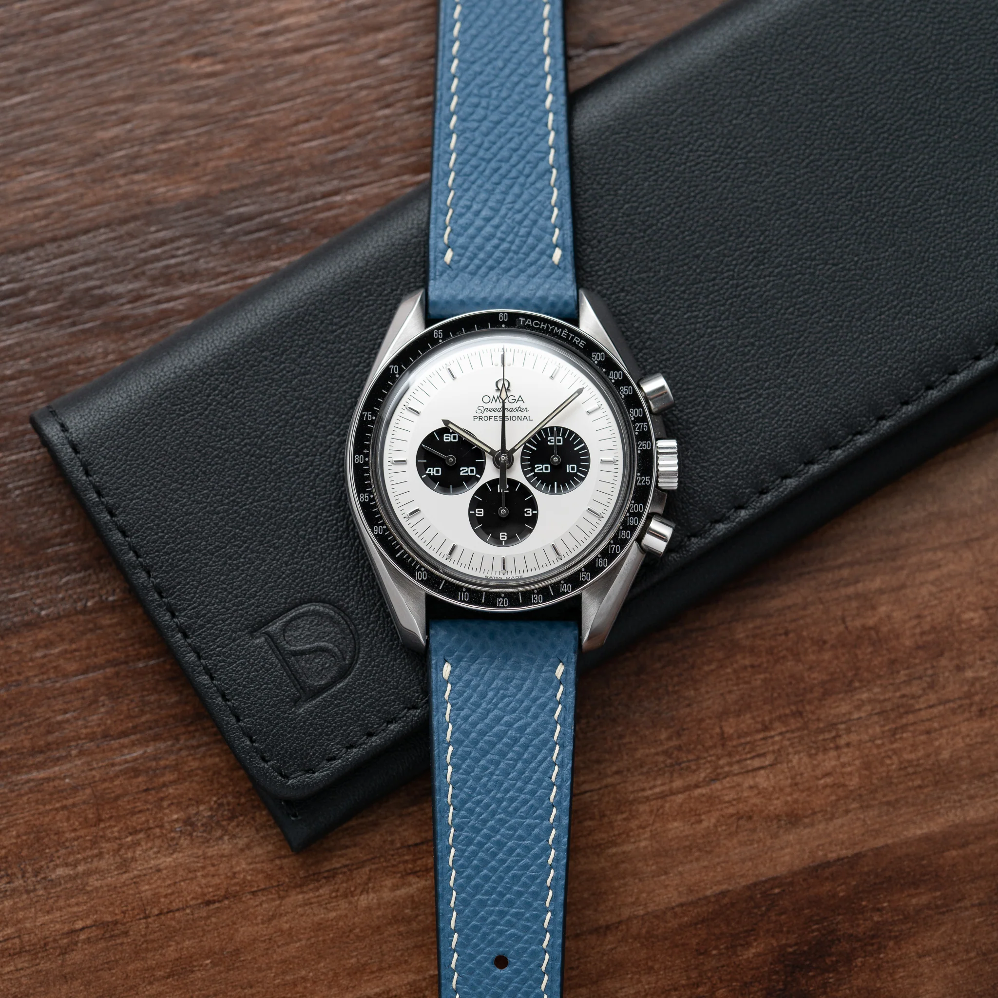 Overstock: Navy Epsom Slim Strap - Image 3