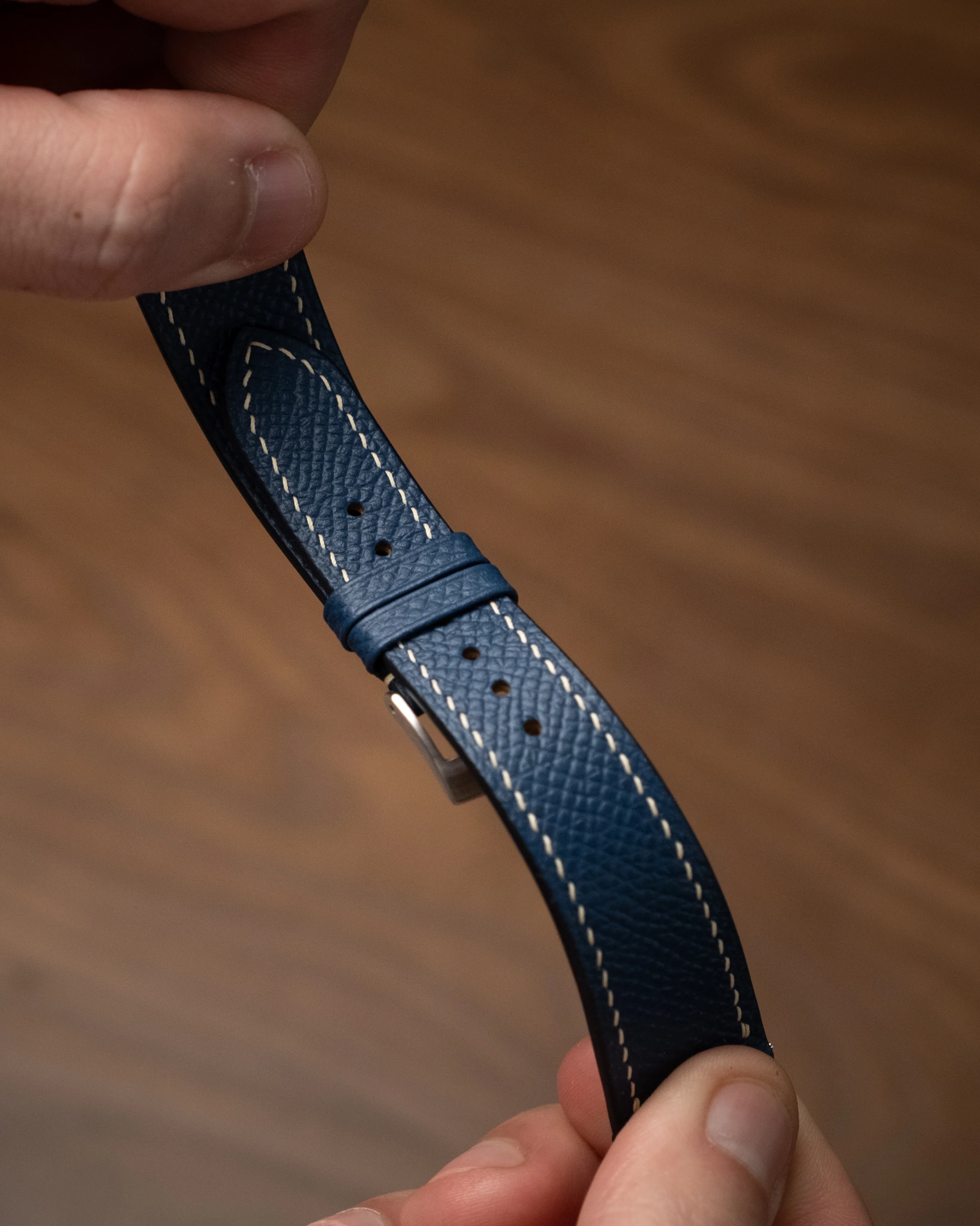 Overstock: Navy Epsom Slim Strap - Image 4