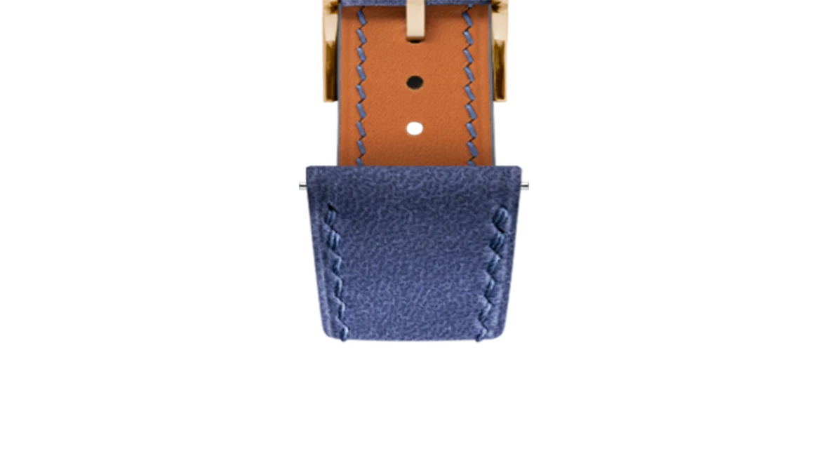 Navy Nubuck Slim Strap - Image 10