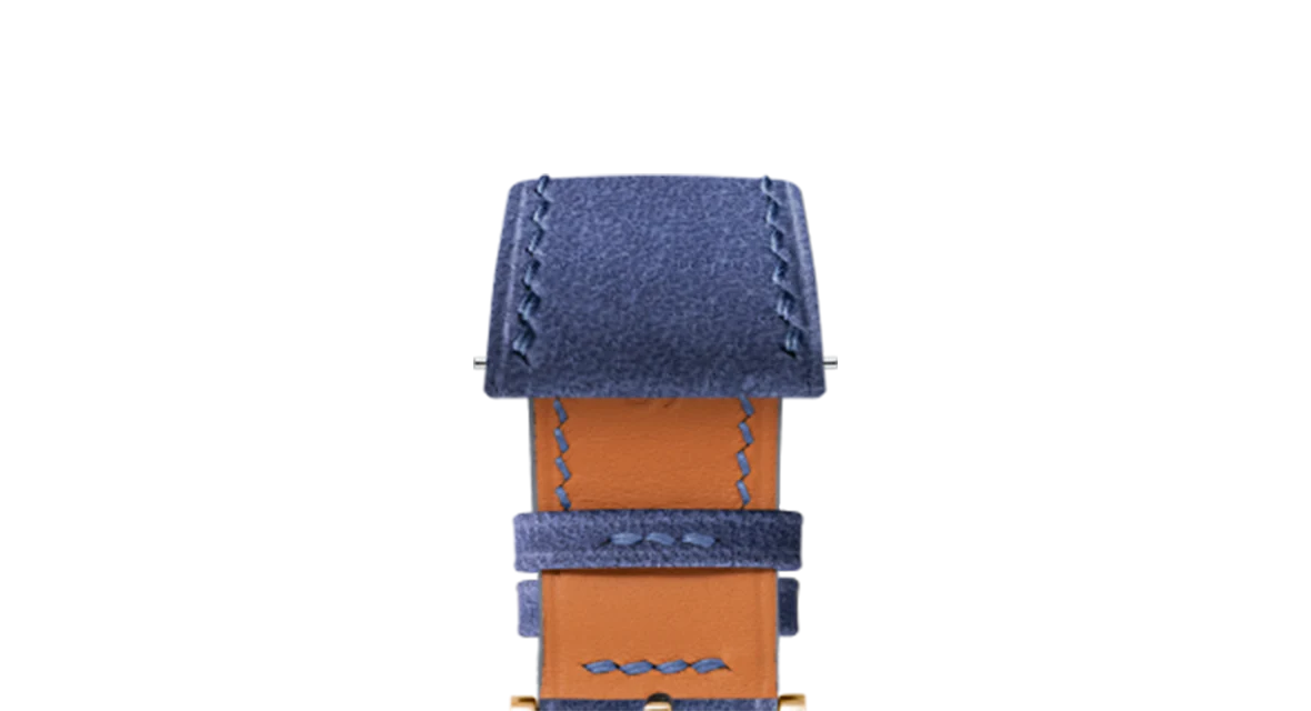 Navy Nubuck Slim Strap - Image 11