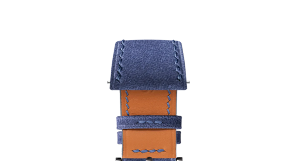 Navy Nubuck Slim Strap - Image 5