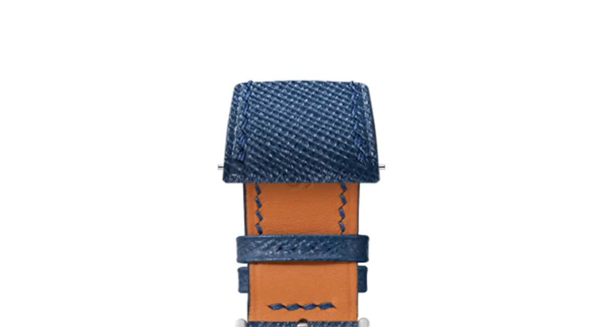 Navy Saffiano Strap for Cartier Tank - Image 7