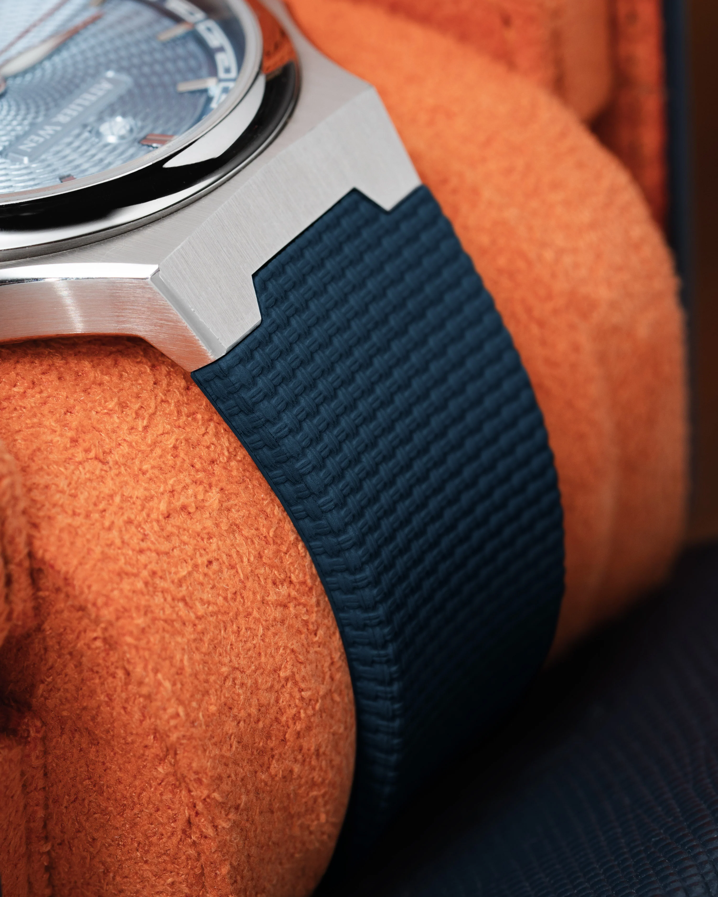 Navy Sailcloth CTS Rubber Strap for Atelier Wen Perception - Image 3