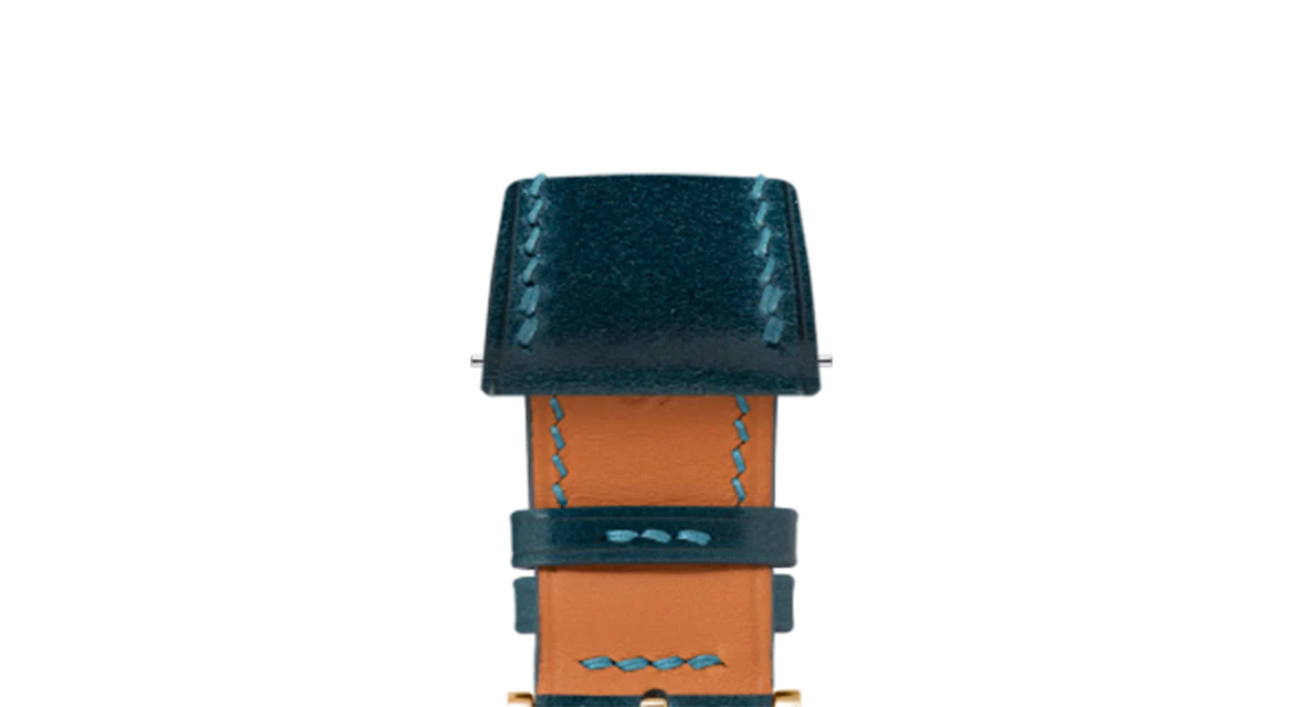 Navy Shell Cordovan Slim Strap - Image 13