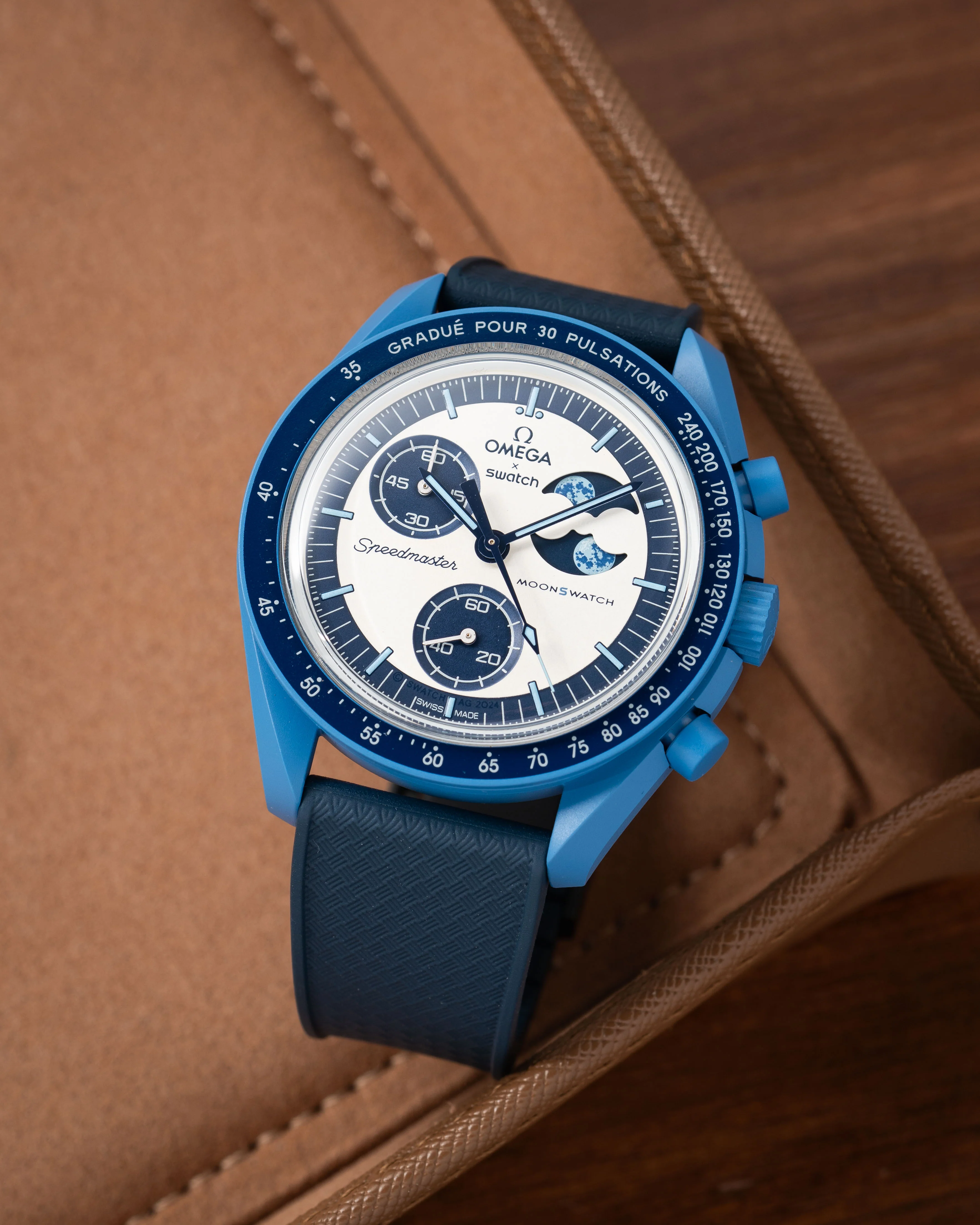 Navy Tropical CTS Rubber Strap - Image 2
