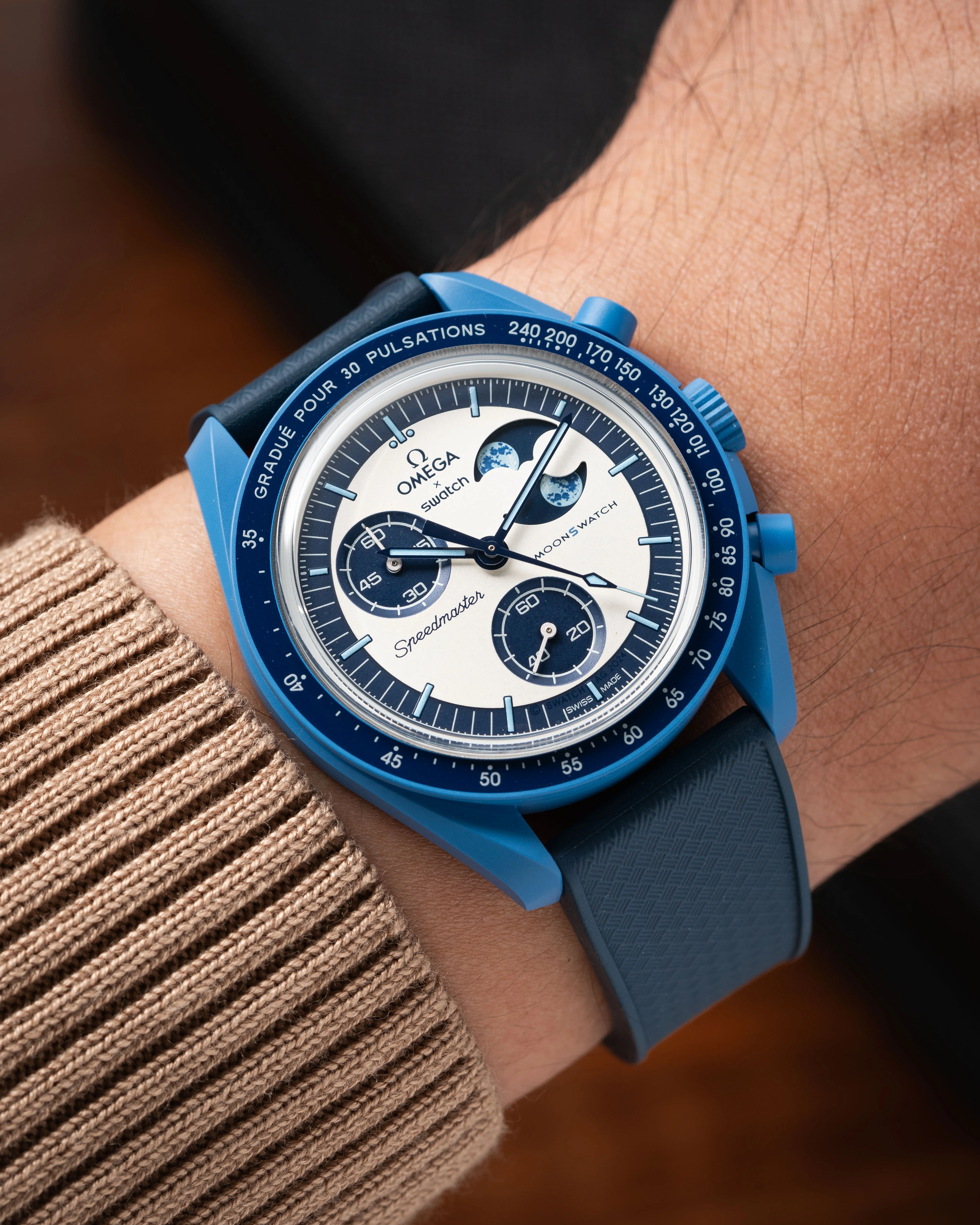 Navy Tropical CTS Rubber Strap - Image 3
