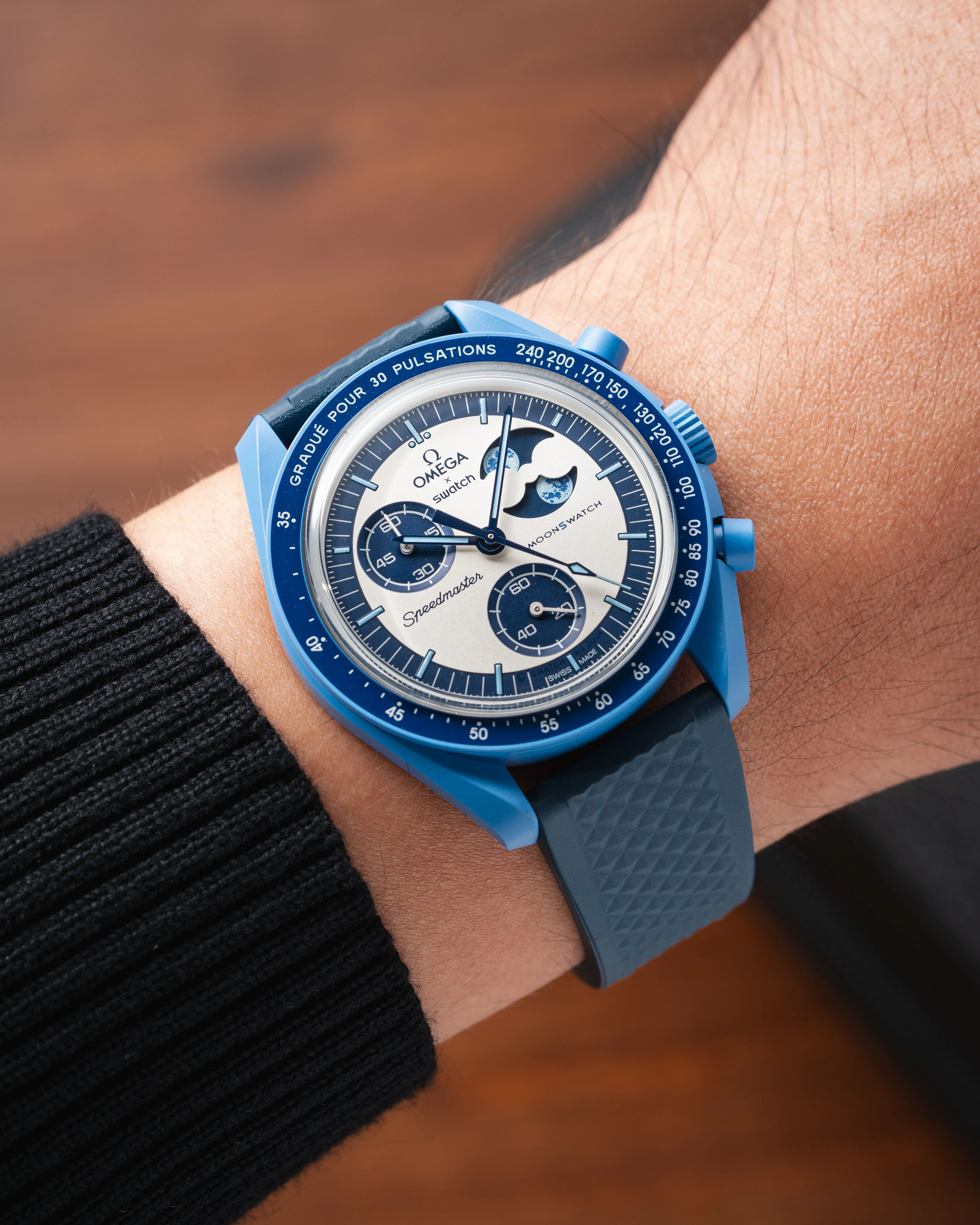 Navy Waffle CTS Rubber Strap - Image 7
