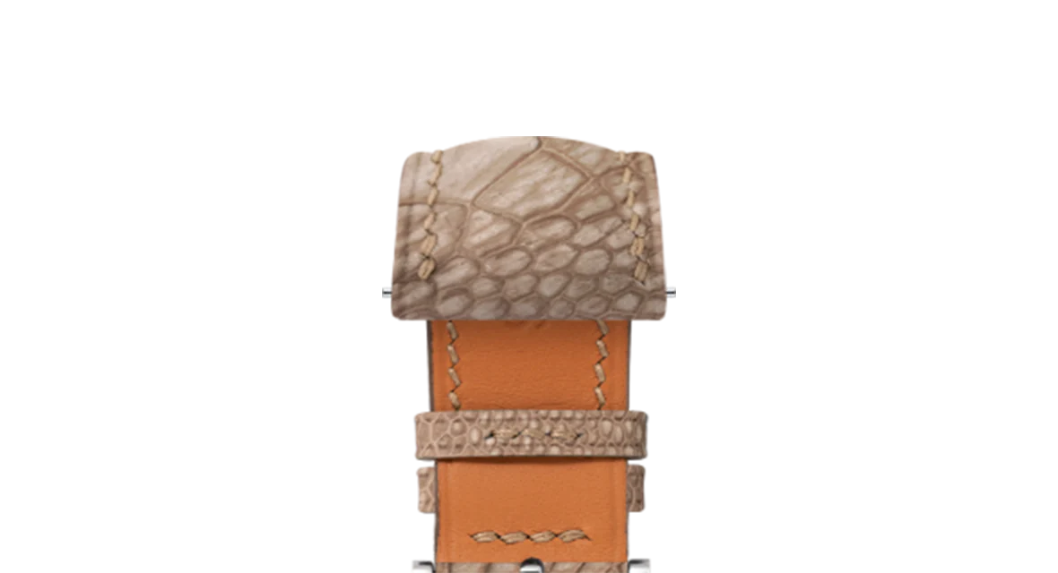 Overstock: Nubuck Kango Tabac Ostrich Leg Signature Strap - Image 3