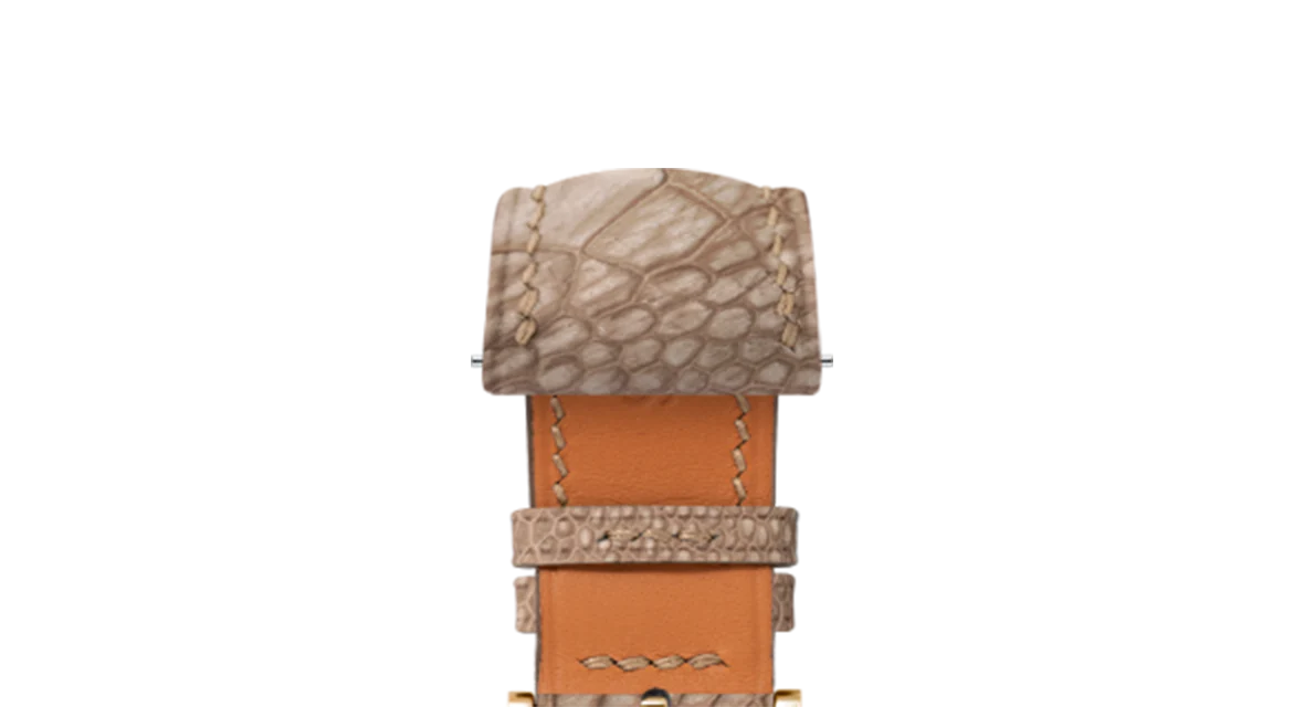 Overstock: Nubuck Kango Tabac Ostrich Leg Signature Strap - Image 7