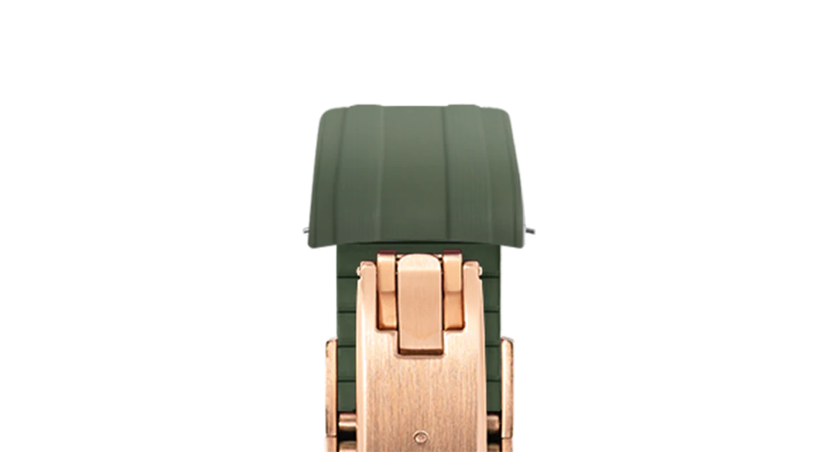 Overstock: Olive Green CTS Rubber Strap for Omega Speedmaster - Image 8