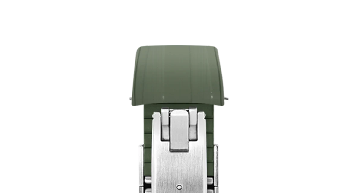 Olive Green CTS Rubber Strap for Rolex Submariner 41mm - Image 10