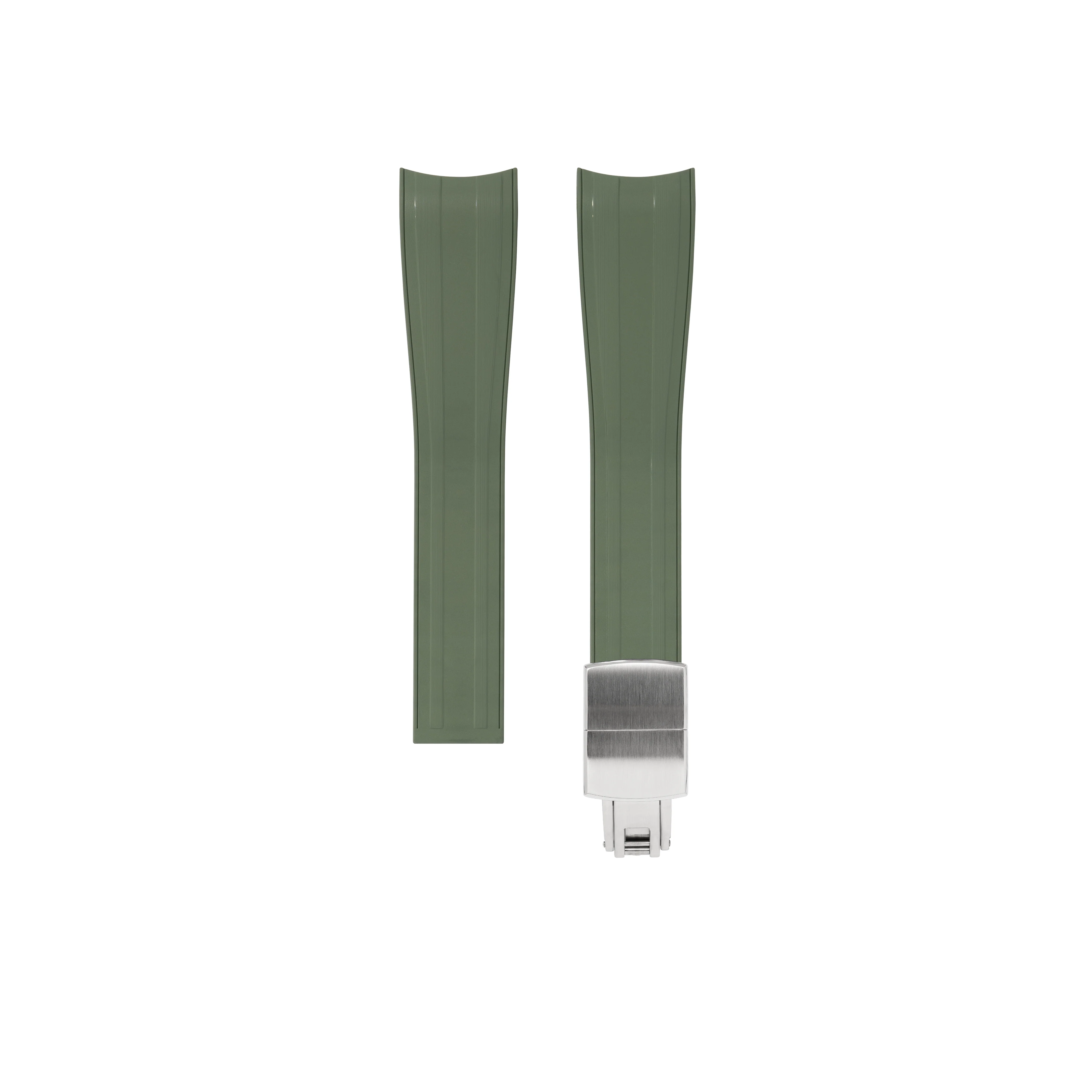 Olive Green CTS Rubber Strap for Rolex Submariner 41mm - Image 5