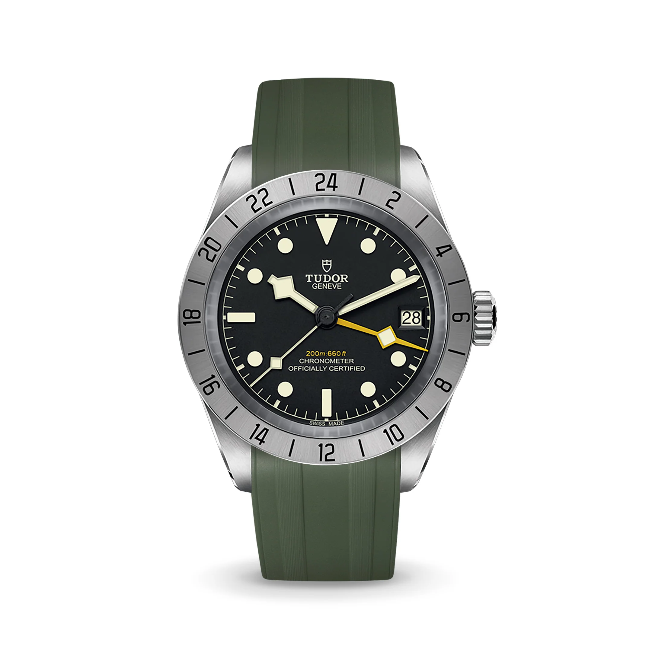 Olive Green CTS Rubber Strap for Tudor BB Pro
