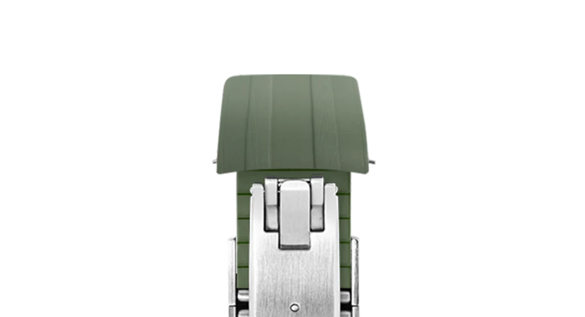 Olive Green CTS Rubber Strap for Tudor Pelagos 39 - Image 6