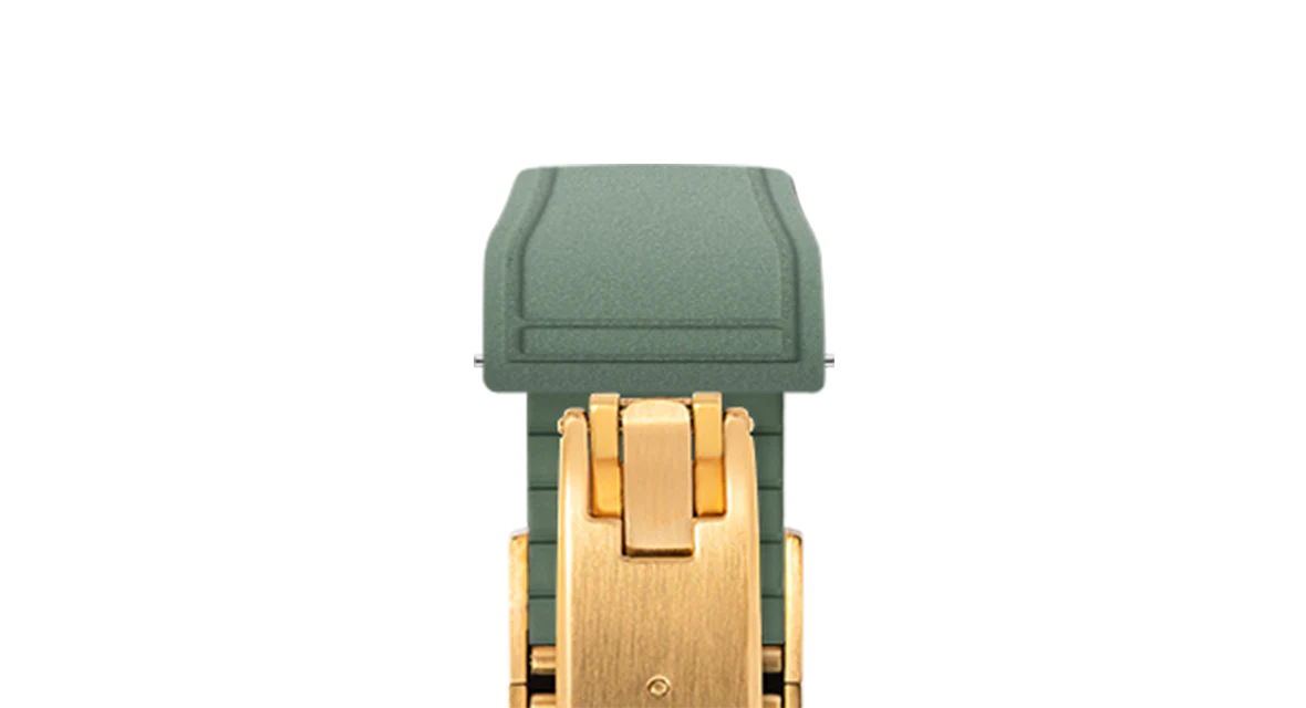Olive Green Pilot CTS Rubber Strap - Image 12