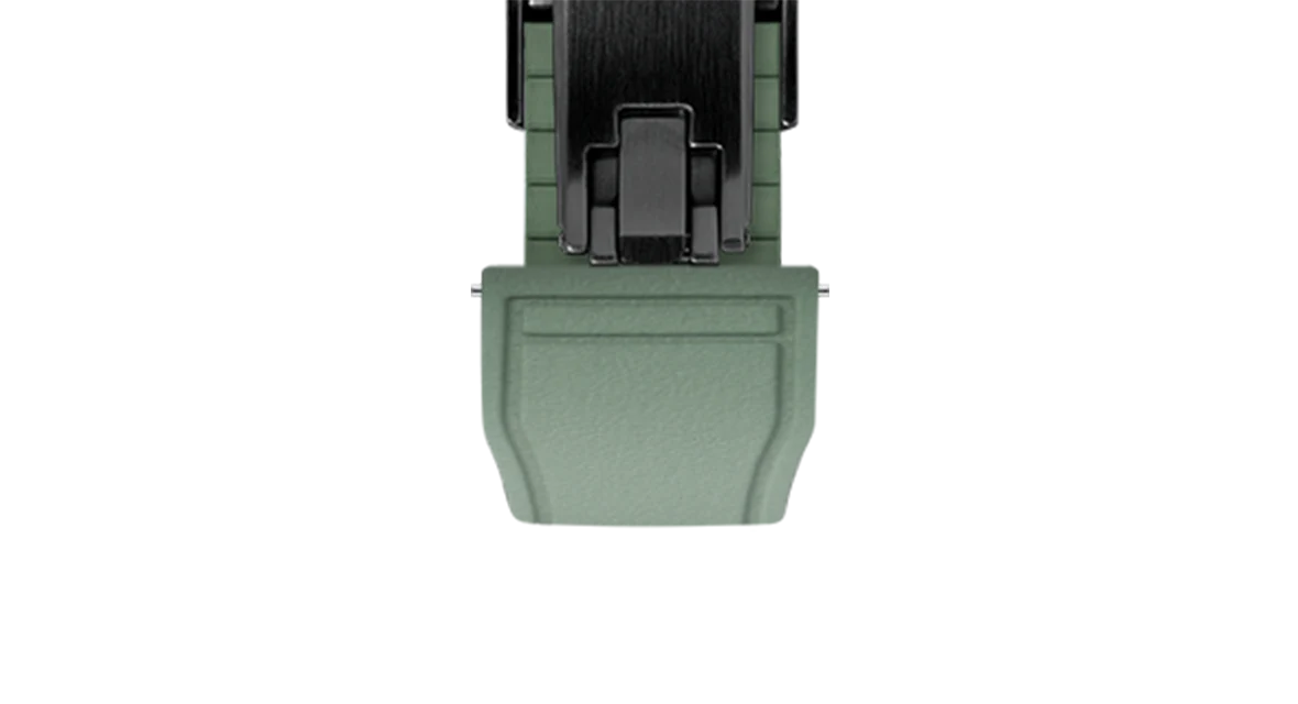 Olive Green Pilot CTS Rubber Strap - Image 15