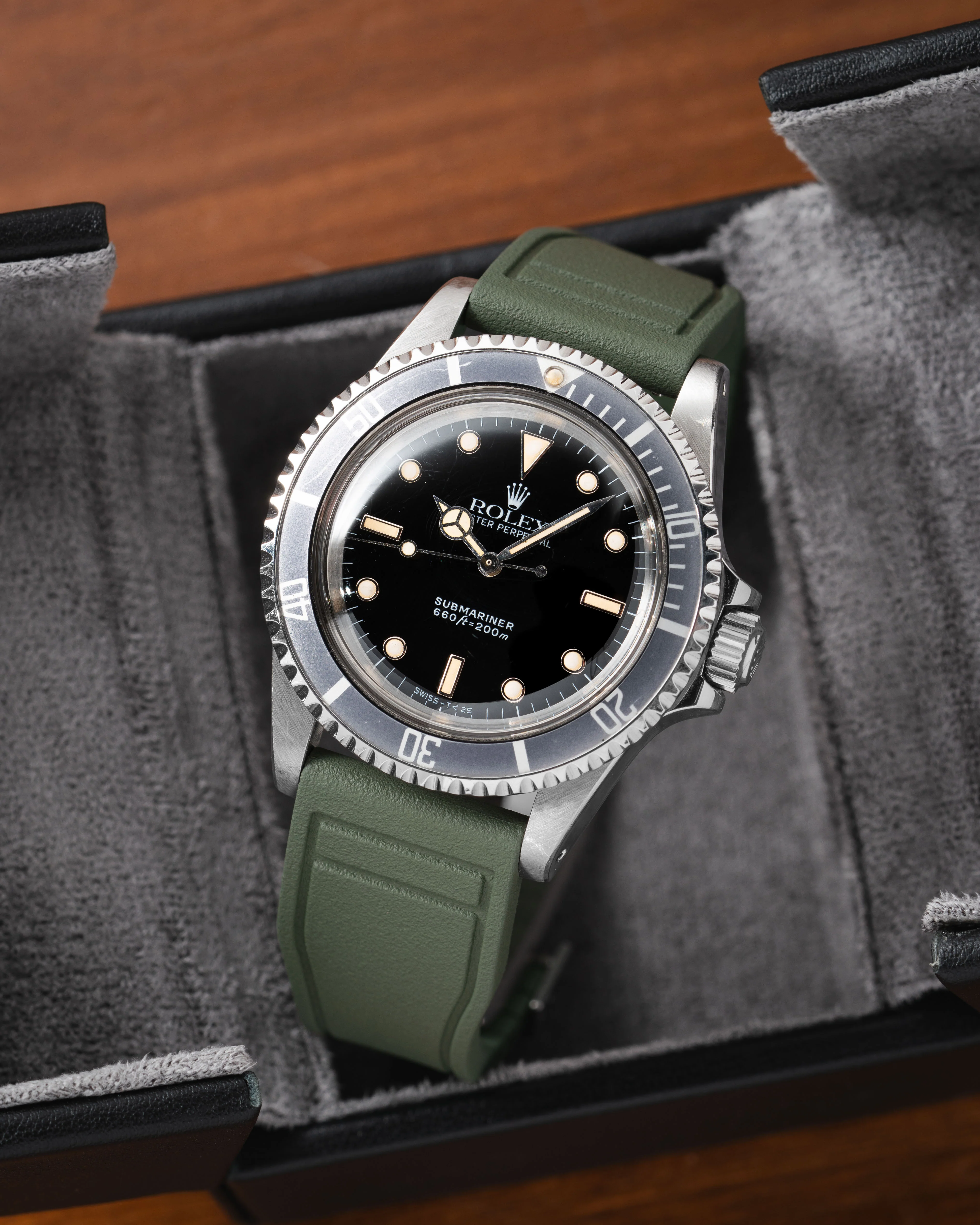 Olive Green Pilot CTS Rubber Strap - Image 6