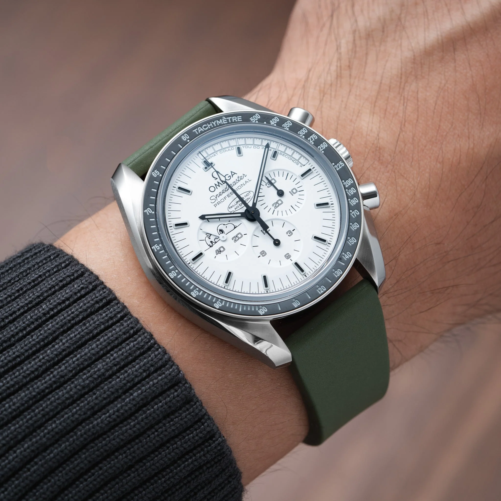 Olive Green CTS Rubber Strap - Image 6