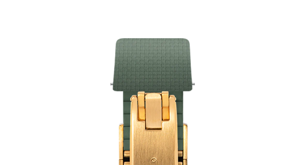 Olive Green Sailcloth CTS Rubber Strap for F.P. Journe Élégante - Image 11