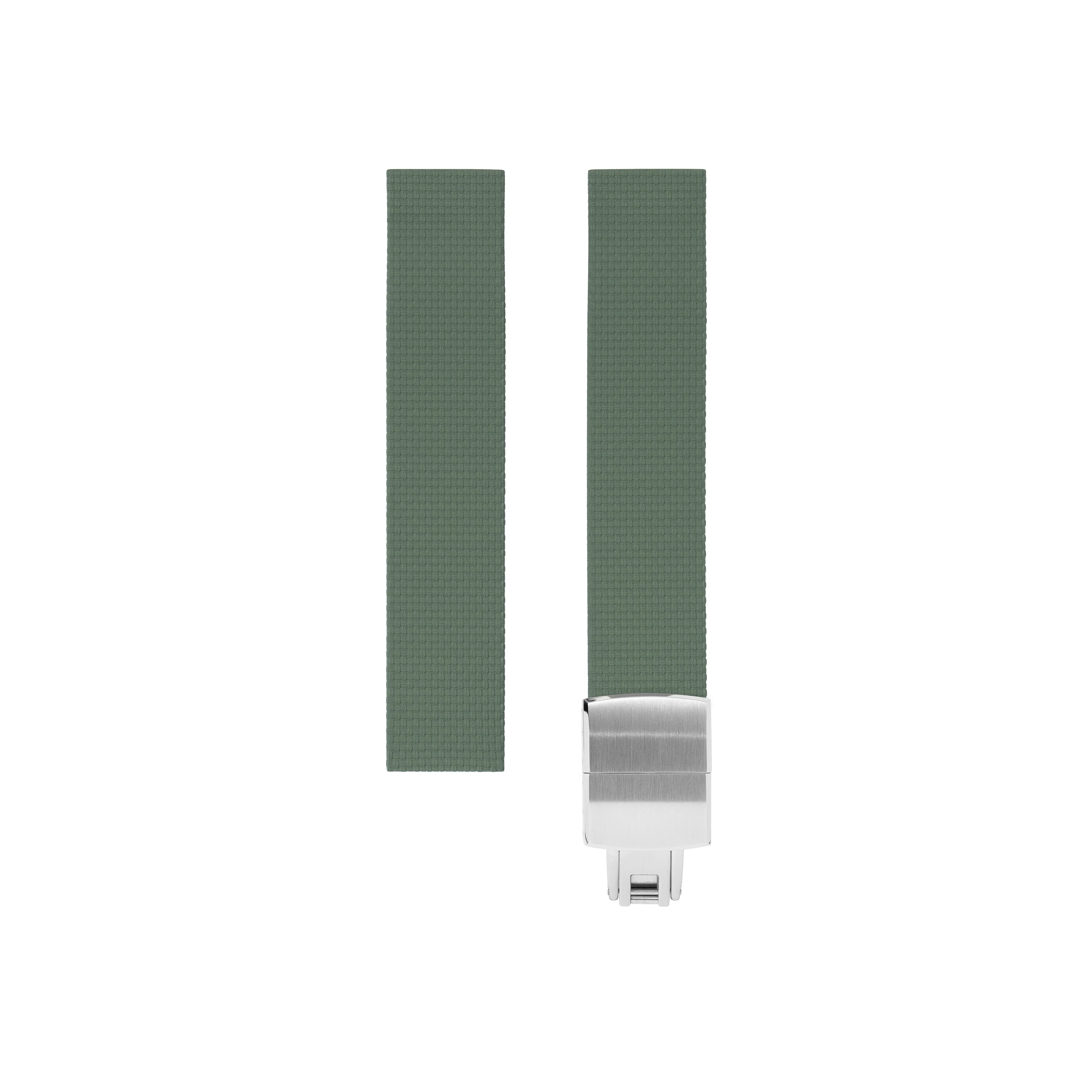 Olive Green Sailcloth CTS Rubber Strap for F.P. Journe Élégante - Image 6