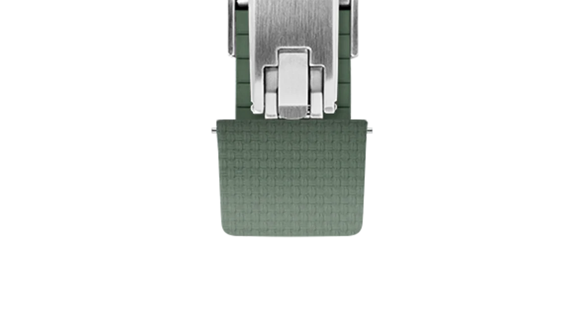 Olive Green Sailcloth CTS Rubber Strap for F.P. Journe Élégante - Image 8