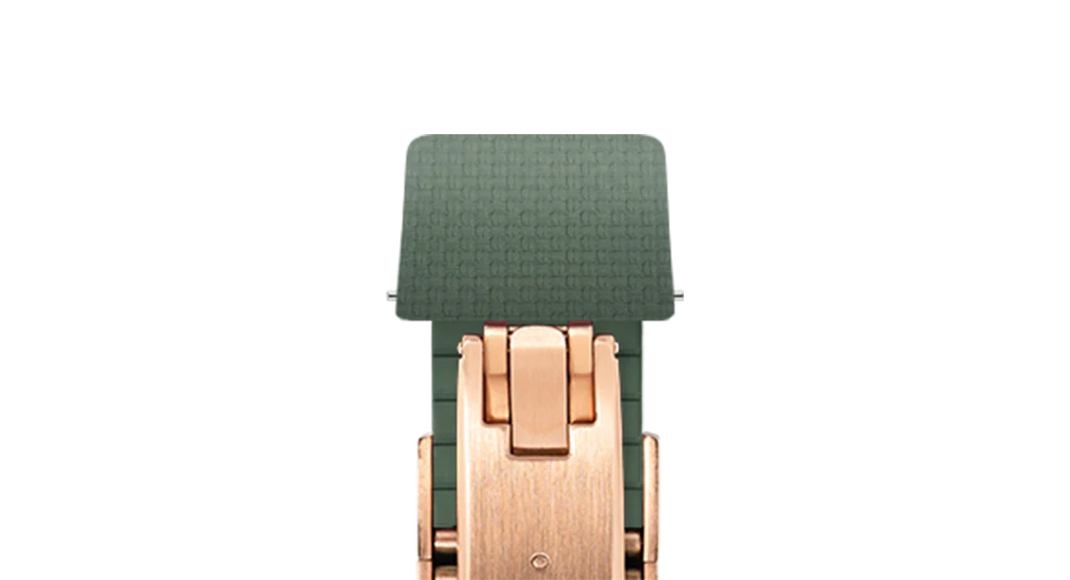 Olive Green Sailcloth CTS Rubber Strap for F.P. Journe Élégante - Image 9