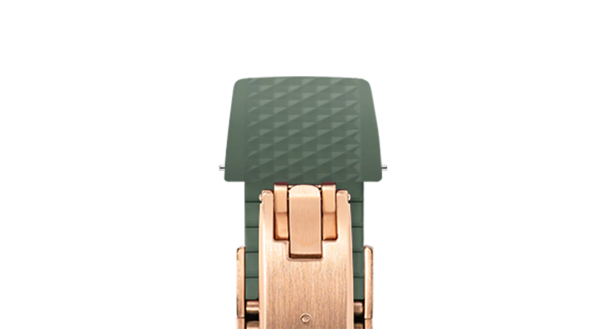 Olive Green Waffle CTS Rubber Strap - Image 9