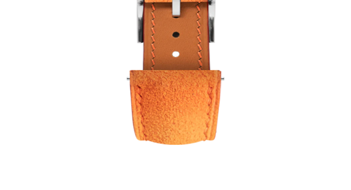 Overstock: Orange Alcantara Signature Strap - Image 4