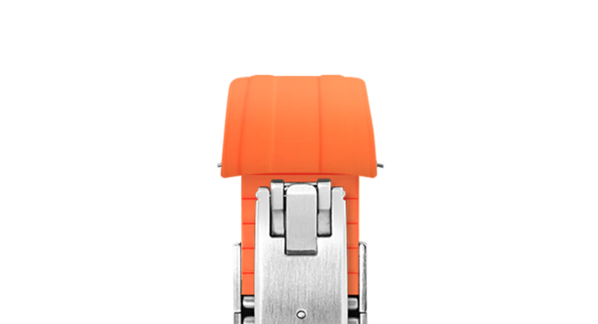 Overstock: Orange CTS Rubber Strap for Omega Speedmaster - Image 6