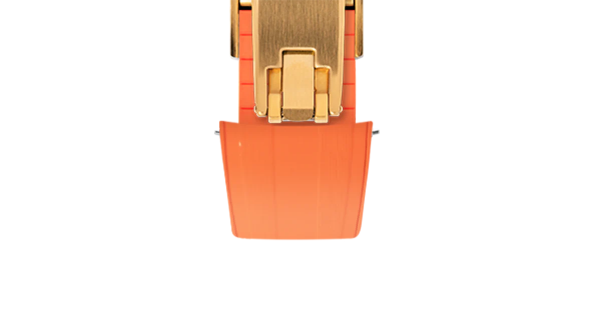 Orange CTS Rubber Strap for Rolex Submariner 41mm - Image 11