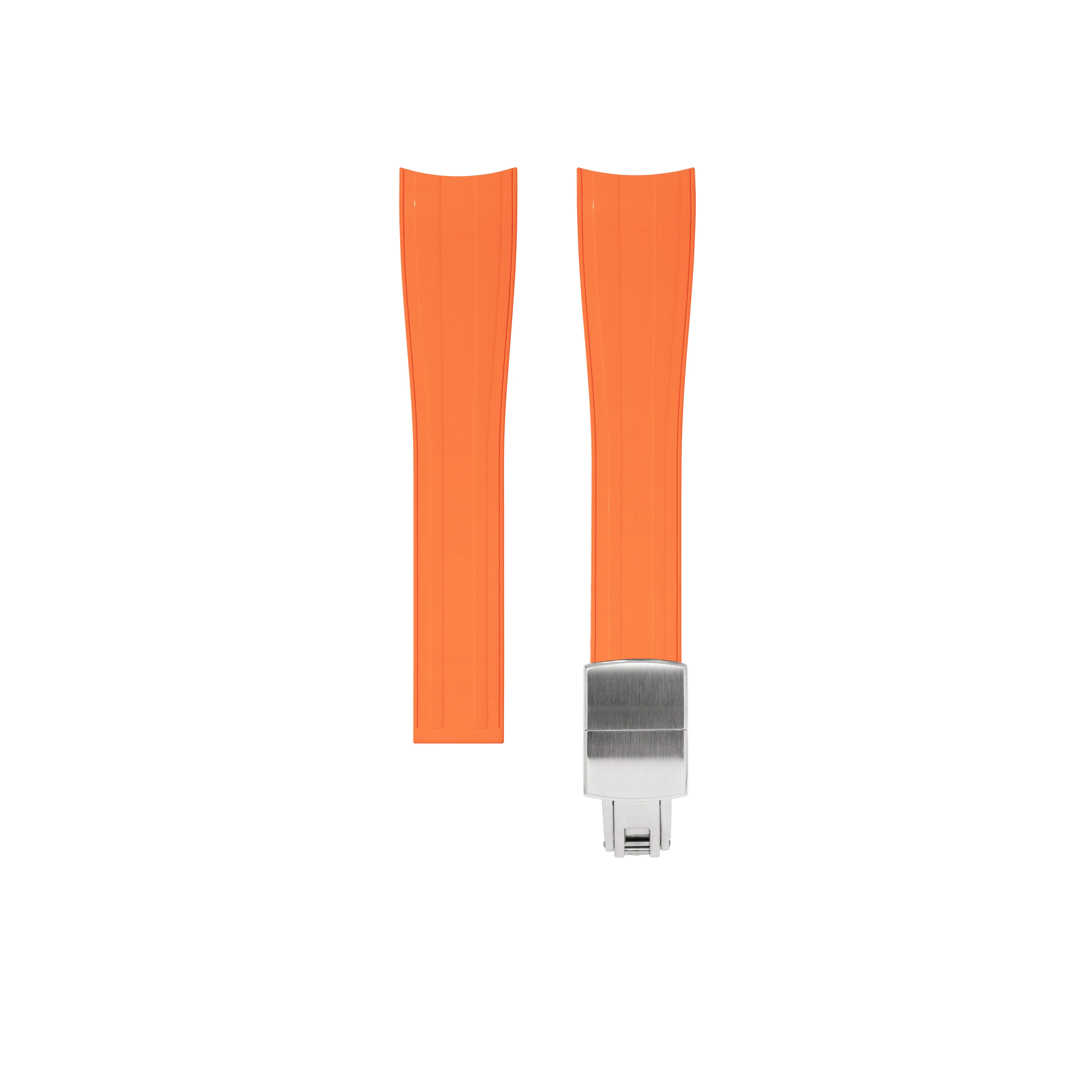 Orange CTS Rubber Strap for Rolex Submariner 41mm - Image 5