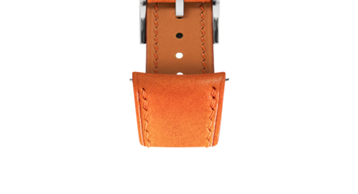Overstock: Orange Buttero Slim (Curved) Strap - Image 4