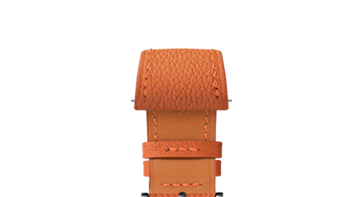 Overstock: Orange Chevre Slim Strap - Image 10