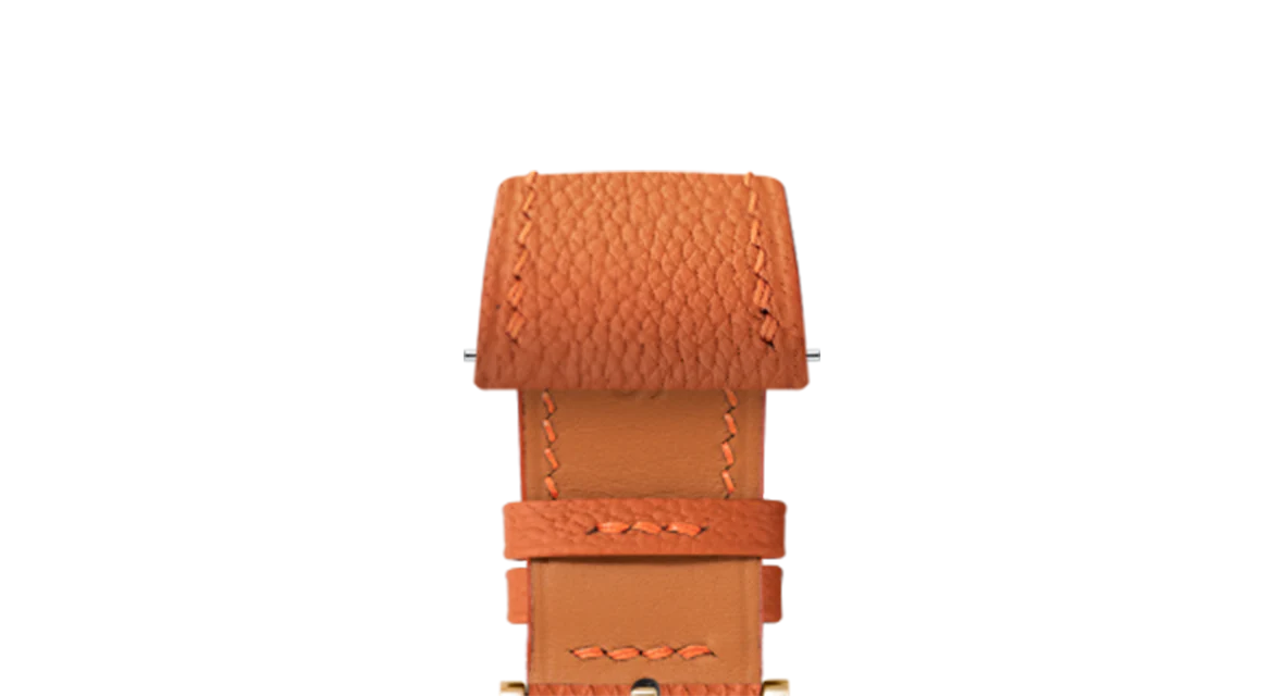 Overstock: Orange Chevre Slim Strap - Image 8