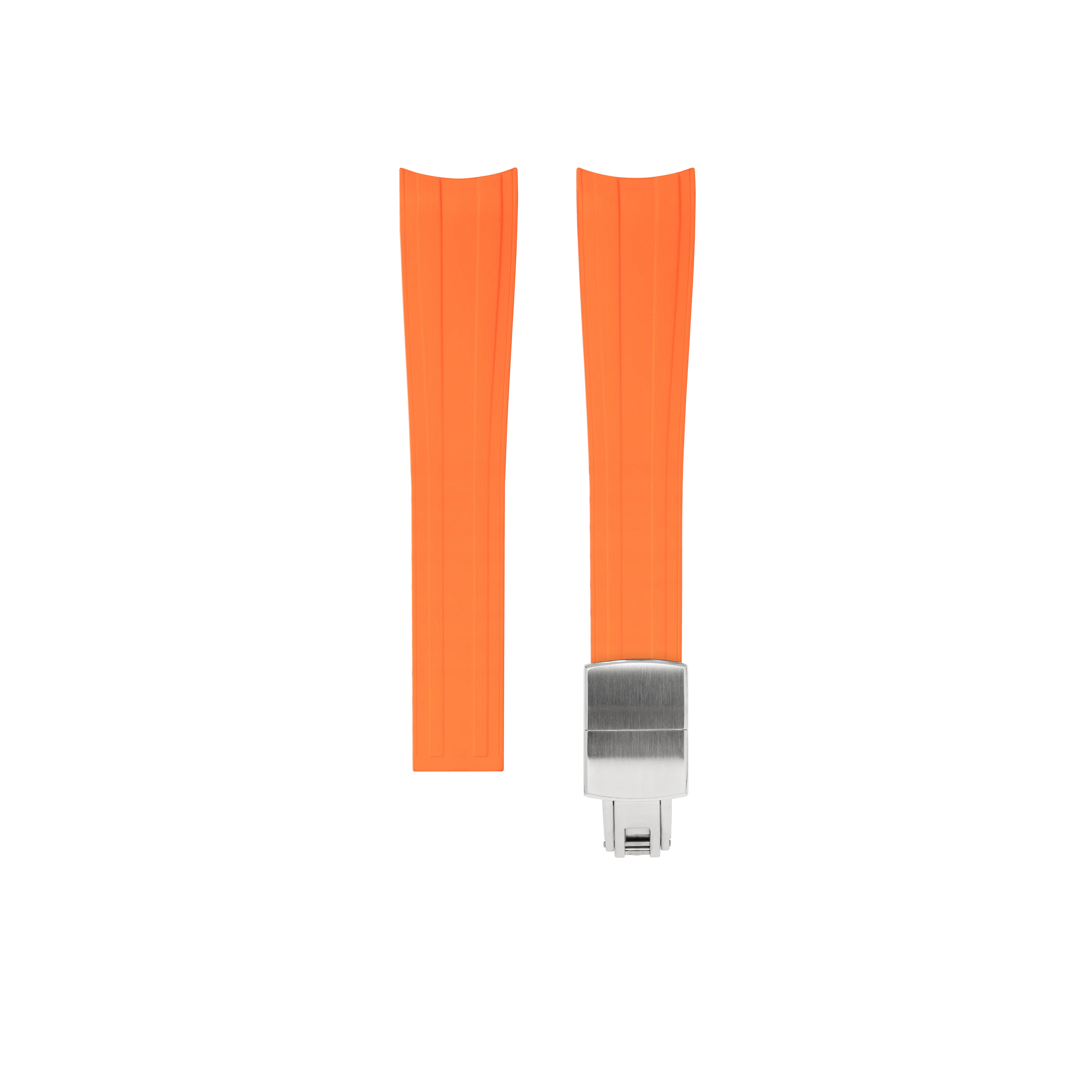 Orange CTS Rubber Strap for Omega Speedmaster & Swatch MoonSwatch - Image 8