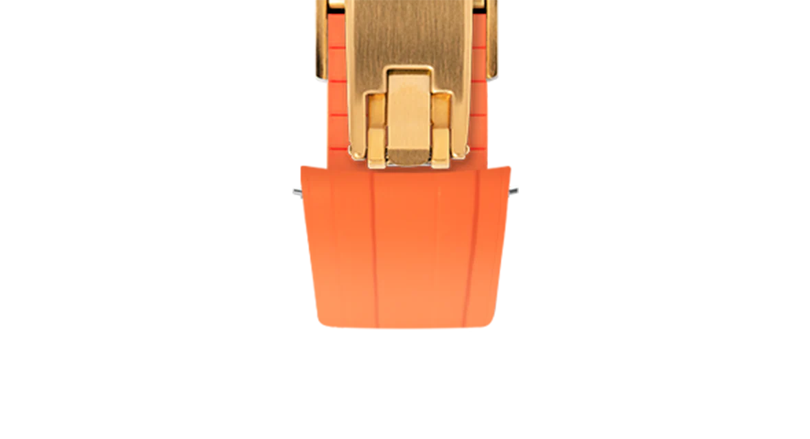 Orange CTS Rubber Strap for Tudor BB58 - Image 11