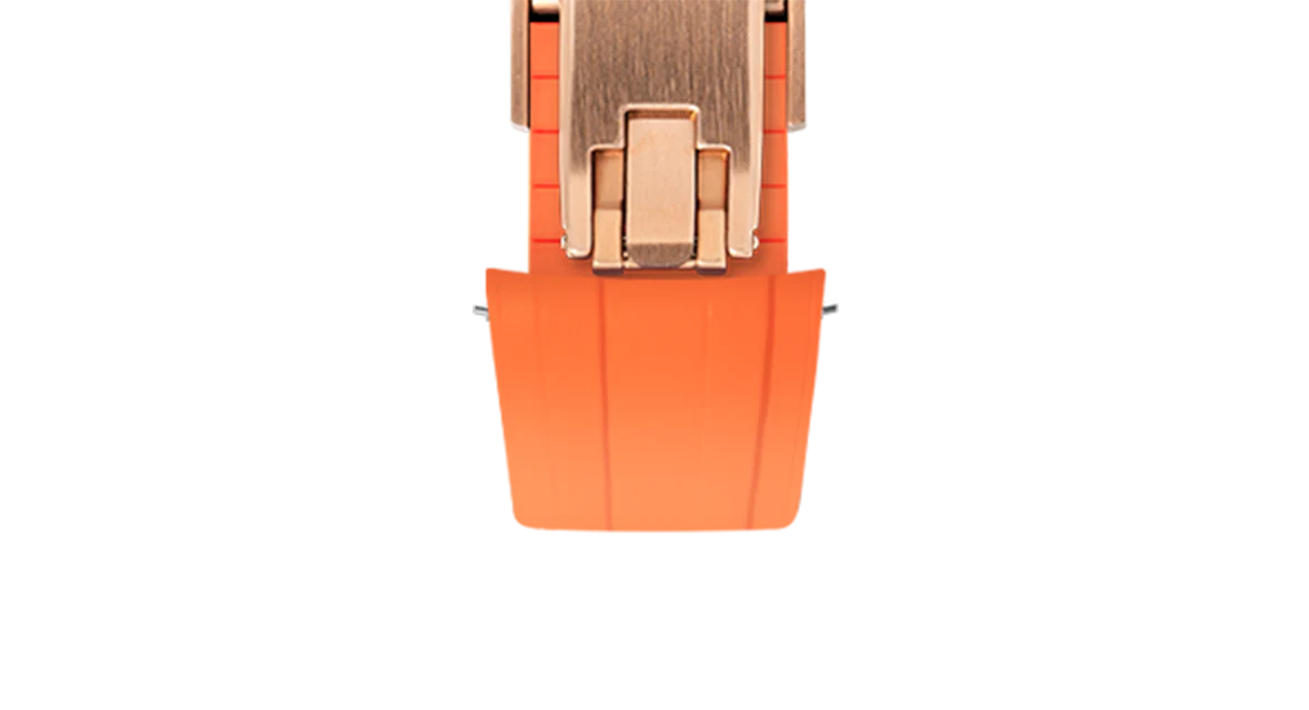 Orange CTS Rubber Strap for Tudor BB58 - Image 9