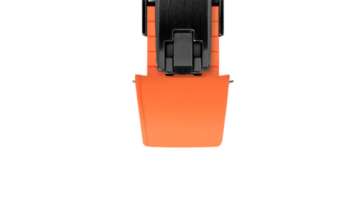 Orange Curved CTS Rubber Strap - Image 18