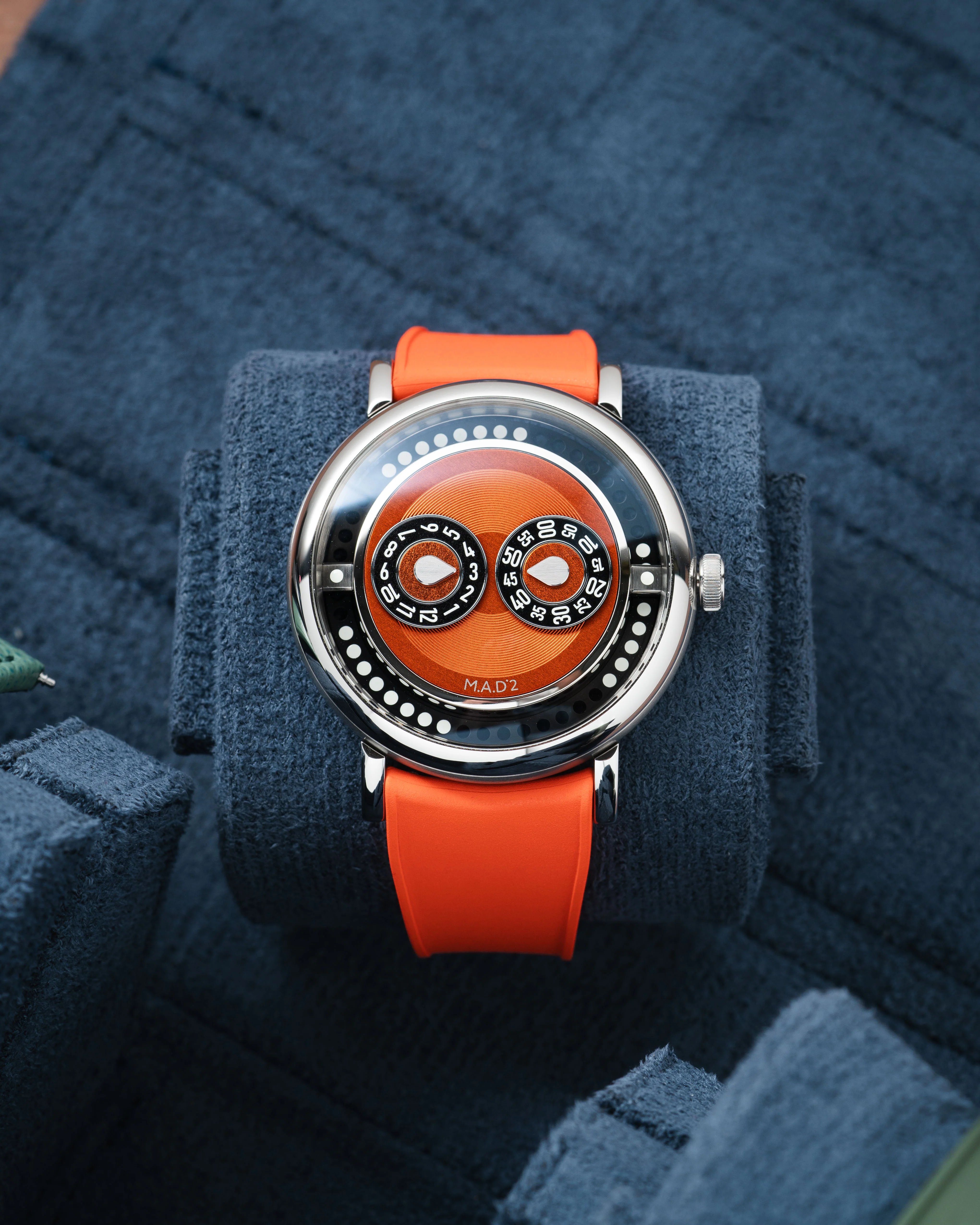 Orange Curved CTS Rubber Strap - Image 4