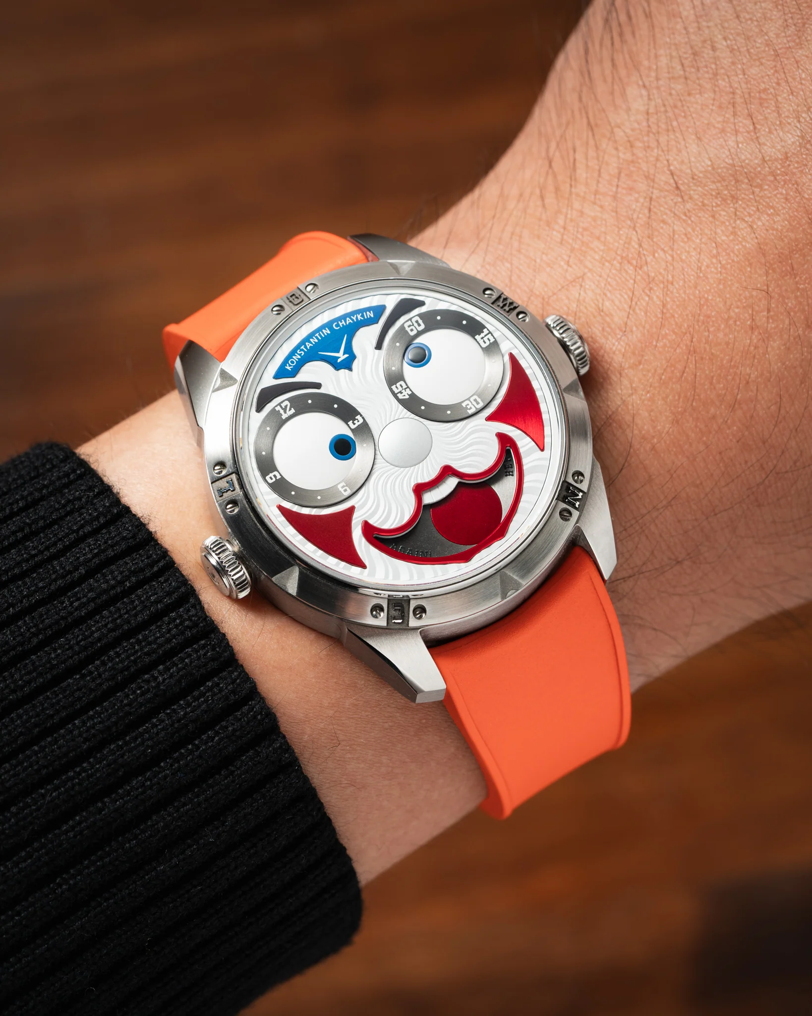 Orange Curved CTS Rubber Strap - Image 7
