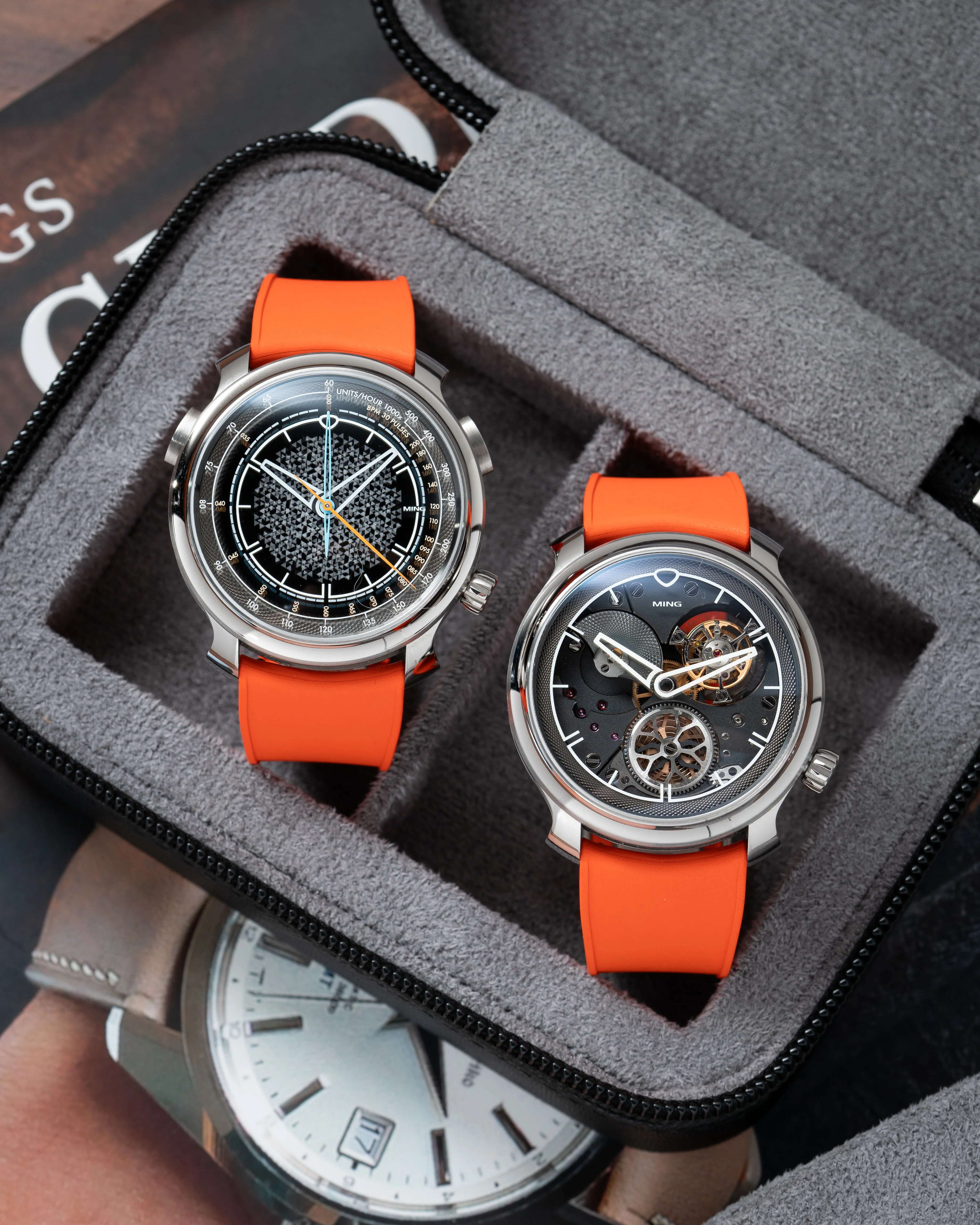 Orange Curved CTS Rubber Strap - Image 9