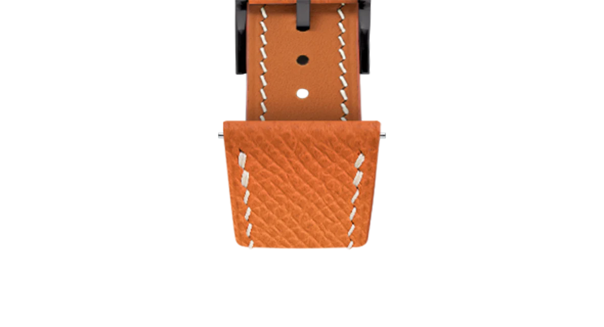 Orange Epsom Slim Strap - Image 11