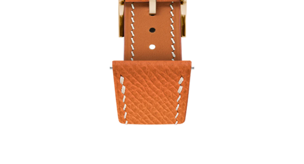 Orange Epsom Slim Strap - Image 12