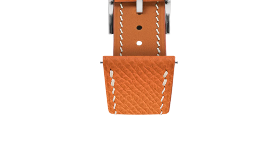 Orange Epsom Slim Strap - Image 14