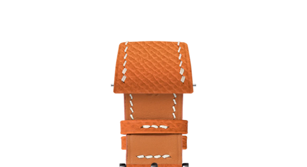Orange Epsom Slim Strap - Image 9