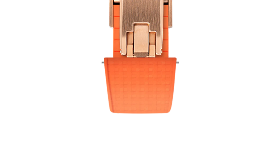 Orange Mosaic CTS Rubber Strap - Image 10